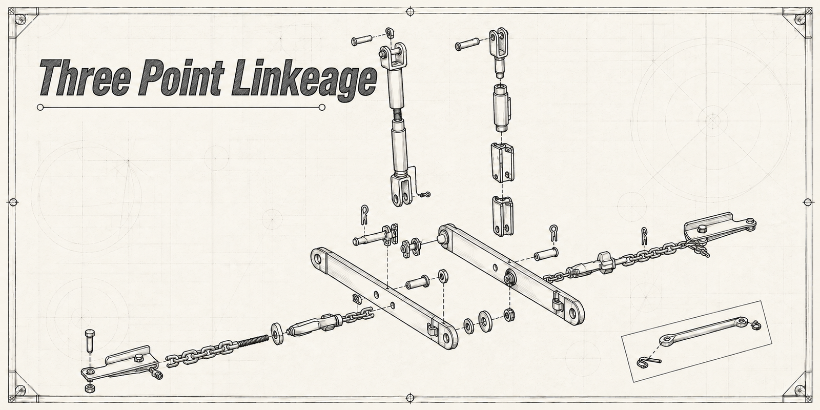 Top Link, Levelling & Y Rod Assemblies