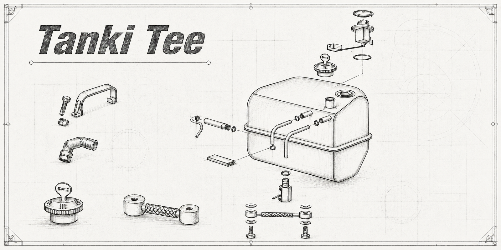 Tankee Tee and Fuel Caps