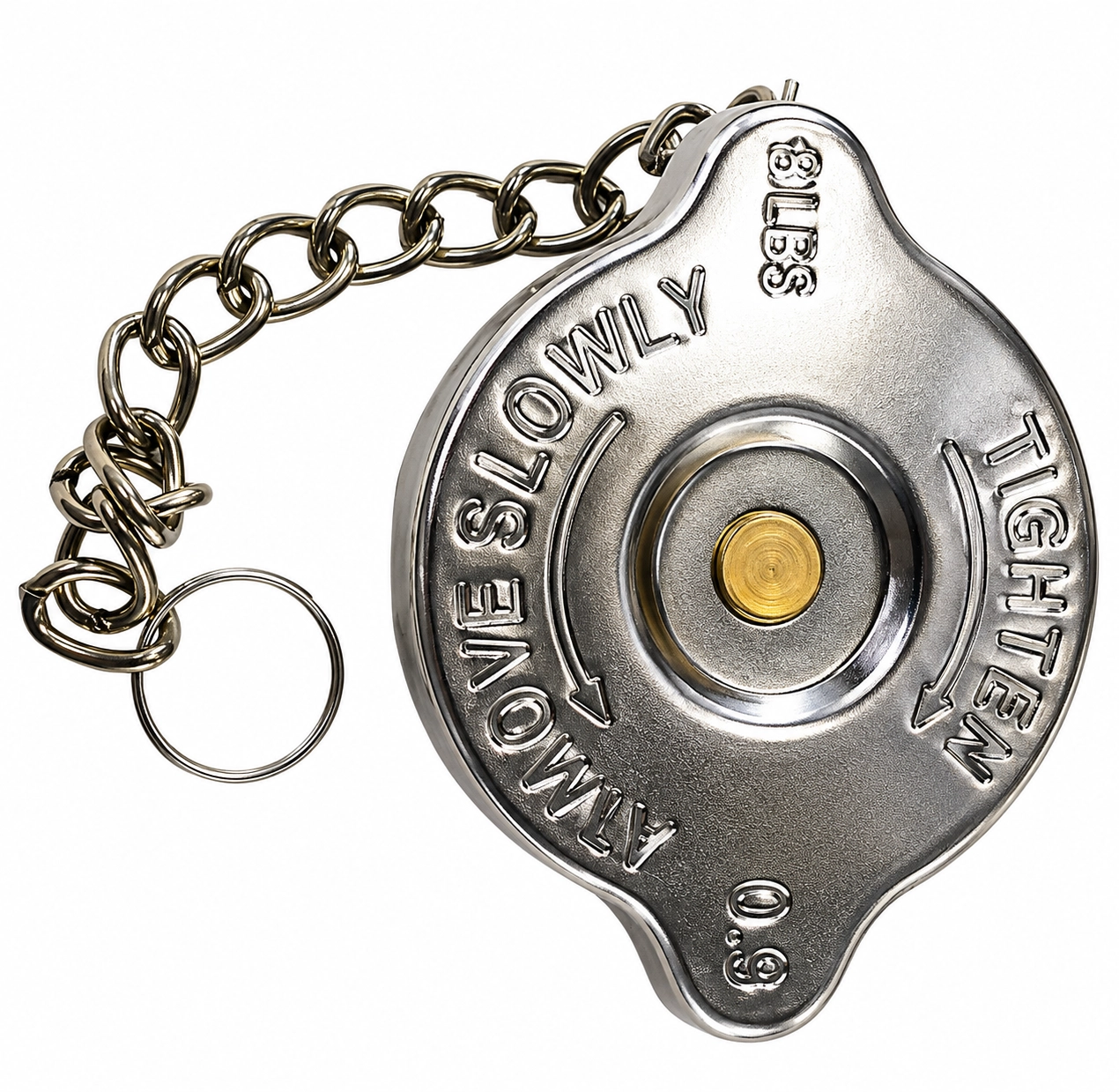 RADIATOR CAP BIG WITH HEAVY DUTY CHAIN