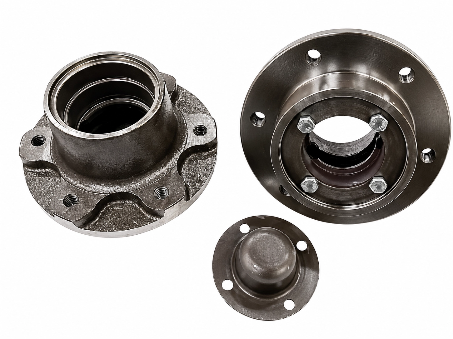 FRONT WHEEL HUB NOVO LOADER - 6 HOLE THREAD TYPE