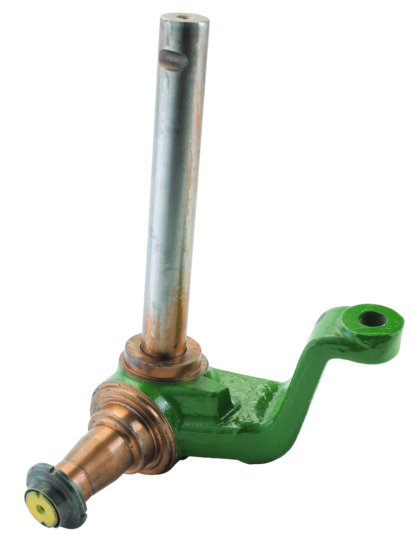 FRONT AXLE FOR GREEN TRACTOR WITH ARM (LEFT) KEY TYPE