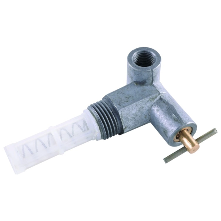 FUEL COCK ASSEMBLY FORD - BRASS KNOB