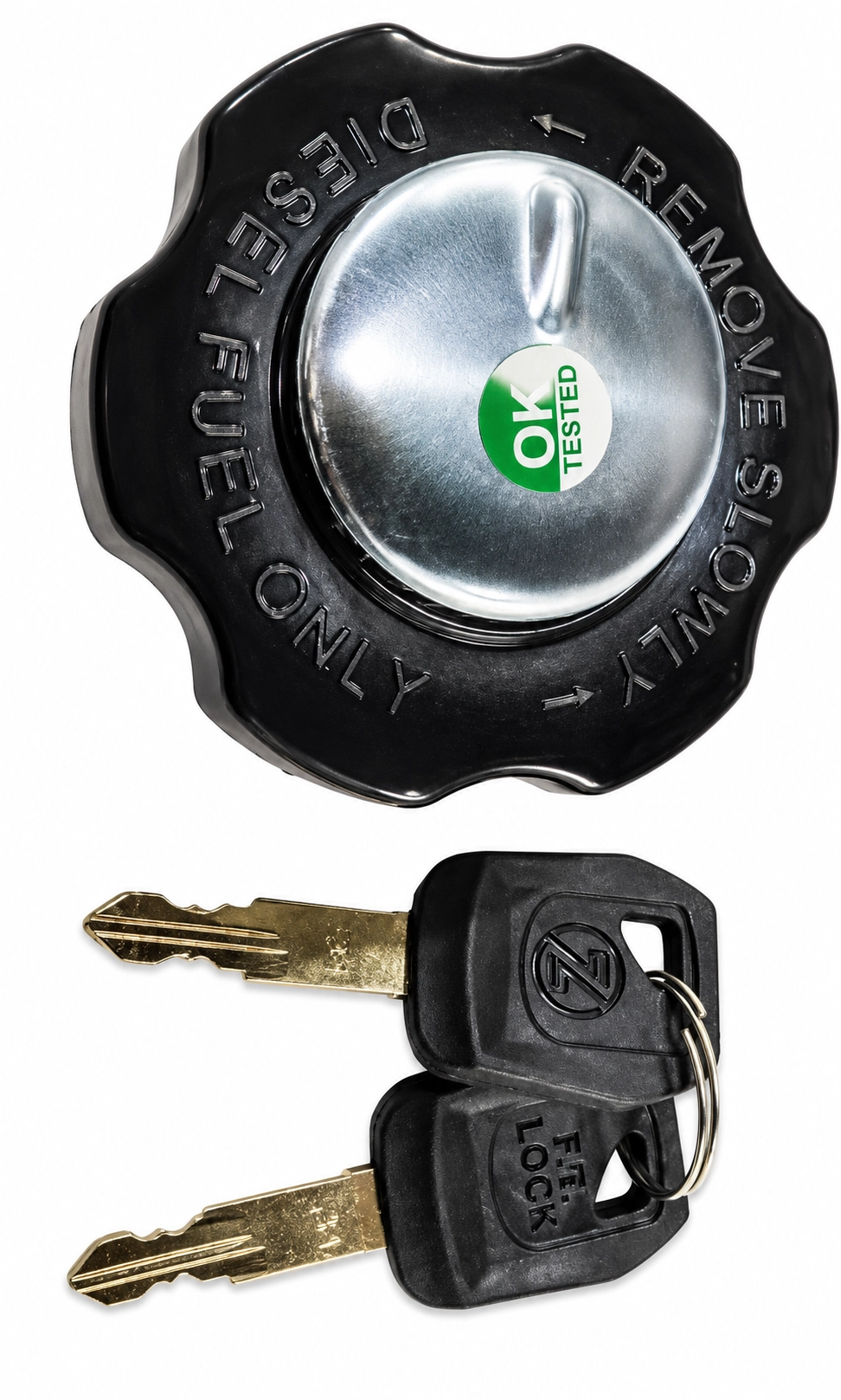 FUEL TANK LOCK WITH KEY FOR NEW HOLLAND TRACTOR