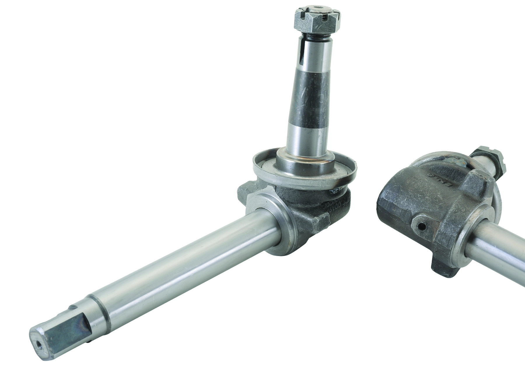 FRONT AXLE EURO 50 SQUARE (RIGHT) 9"INCH THIN ROD