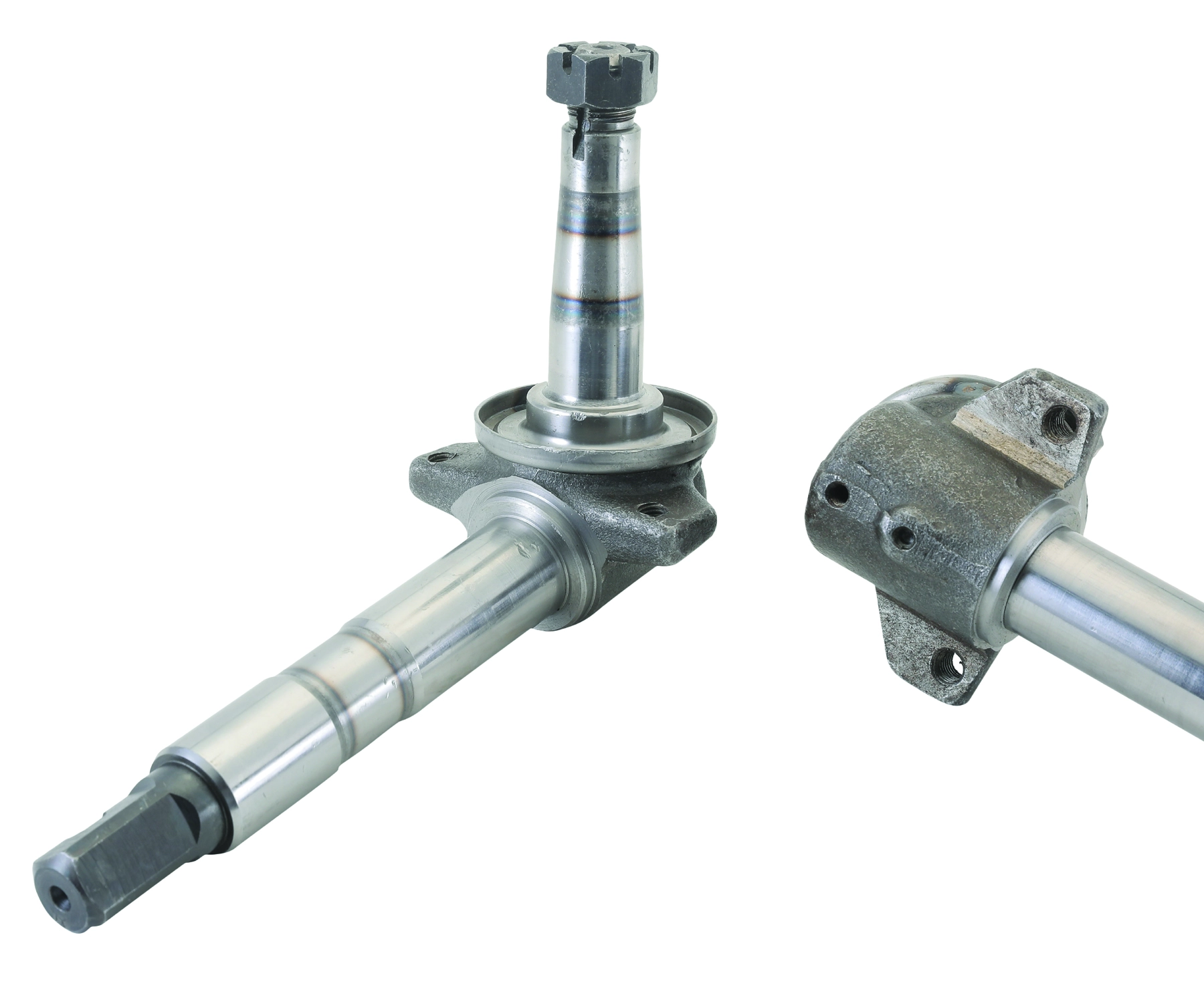 FRONT AXLE EURO 60 SQUARE, HOLE TYPE (RIGHT) 9"INCH THICK ROD