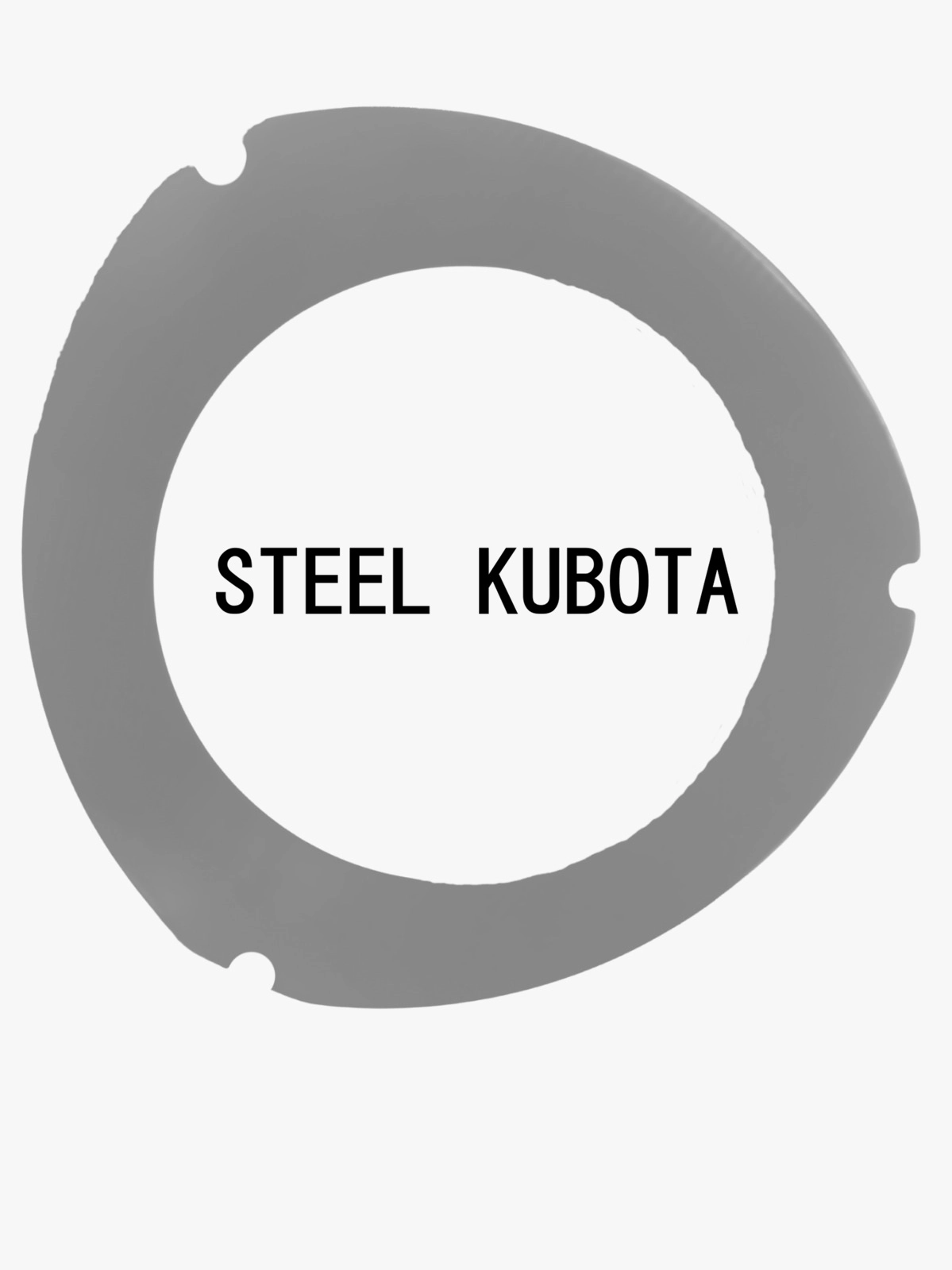 STEEL PLATE KUBOTA TRACTOR