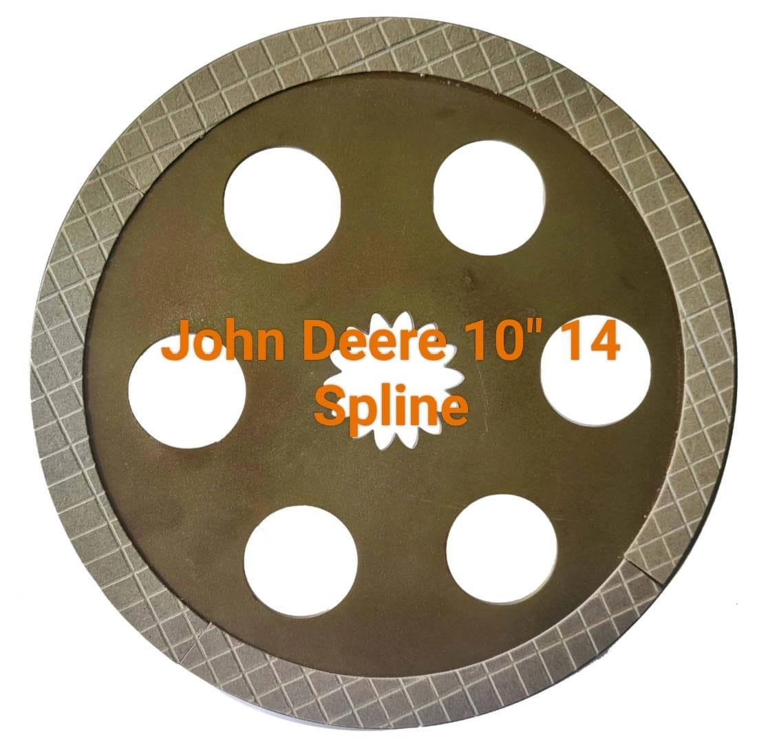 OIL IMMERSED BRAKE PLATE GREEN TRACTOR 14-TEETH